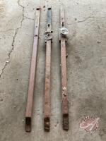 2”x2”x5ft bale forks