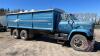 1985 Chevrolet 70 Kodiak tandem axle grain truck, 218,488 showing, VIN#1GBS7D4Y3FV207624, Owner: G R Vanstone, Hartley J Vanstone, Seller: Fraser Auction__________________________ - 5