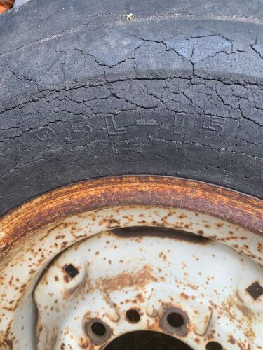 *9.5L-15 tire with 6-bolt rim