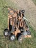 *wire cable, *bucket teeth, *electric motors (unsure if working), *sprayer tank lids, *wheel jack (LOT 2) - 2