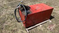 Skid tank with Fil-Rite 13GPM 12-volt pump