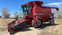 CaseIH 2366 combine, 3300 engine hrs showing, 2758 rotor hrs showing, Header s/nJJC0310395 Combine s/nJJC0184499