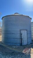 BIN #15 approx 1350 bushel bin in cement