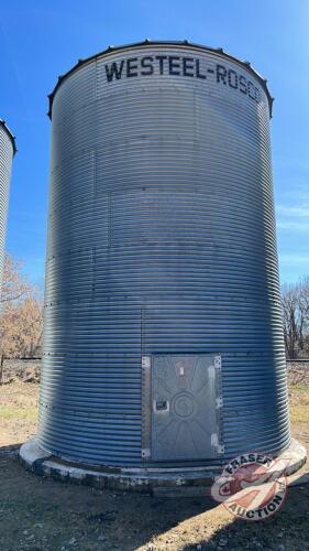 BIN #8 Westeel Rosco flat bottom bin, approx 2750 bushel,