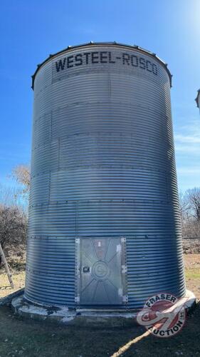 BIN #7 Westeel Roscoe Flat Bottom Bin, approx 2750 bushels