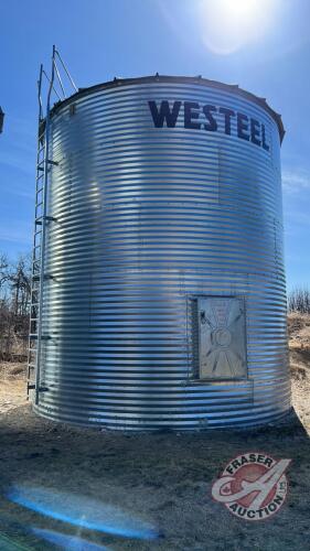 BIN #6 Westeel flat bottom bin, approx 4000 bushels