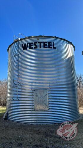 BIN #4 Westeel flat bottom bin, approx 6000 bushels