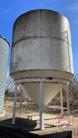 BIN #3 Friesen Hopper Bottom Bin, approx 1100 bushel, s/n6387