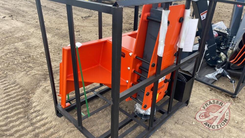 TMG-PD700S Skid Steer Hydraulic Post Pounder, F55