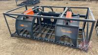 TMG-SG84 84" Skid Steer Skeleton Grapple, F55