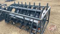 TMG-RG72 72" Skid Steer Root Rake Grapple, F55