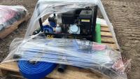 2" Be Water Transfer Pump 210 cc, Hose, etc, F62