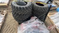 Used ATV tires, Tubes, Jerry Cans, ATV Chains, Skidoo Lift, F62