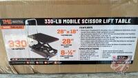 TMG-ALS01 330-lb Mobile Scissor Lift Table, F55