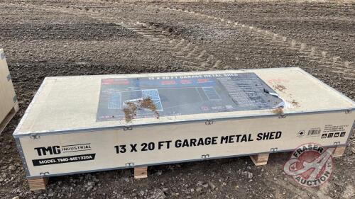 TMG-MS1320A 13x20ft Metal Garage Shed, F55
