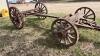 4 Wheel wagon with wooden wheels F73 - 3