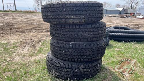 Lightly Used LT245/75R16 Motomaster Winter Edge HD Tires, F69