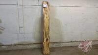 68"l x 9"w x 1.25"d Live Edge Pine, F76