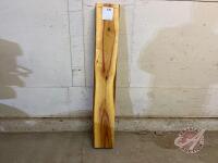 5'l x 9.5"w x 3.25"d Wild Live Edge Maple, F76