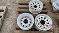 Used 16" Trailer Rims, F37