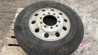 Used 11R24.5 BF Goodrich ST244 w/ Rim, F69