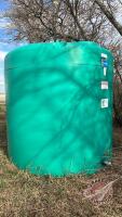 Ace Roto-Mold green poly tank approx 3500 US gal (TANK D)