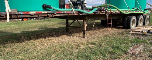 1998 40ft Doepker triple axle highboy flat deck trailer VIN#2DEHBFZ39W1010986 Owner: Kevin D Sparrow Ltd. Seller: Fraser Auction _______________________