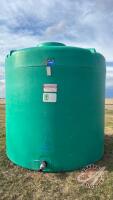 Ace Roto-Mold green poly tank approx 3500 US gal (TANK G)