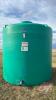 Ace Roto-Mold green poly tank approx 3500 US gal (TANK G)