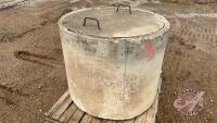 Concrete Well Crib w/ Lids, F102