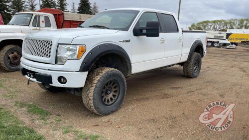 2010 Ford F150 FX4 Supercrew Truck, REBUILT, 315,995 kms showing, VIN#1FTFW1EV2AFB32324, F116, Owner: Harmanjit S Mahal, Seller: Fraser Auction________________________ *** tod, keys - office trailer***