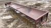 16' metal feeder trough, F86 - 6