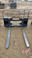 Walco 3700lb skid steer quick attach Pallet fork, 48”, F31