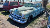 1953 Chrysler New Yorker, VIN#76606354, F125, Owner: Brian C Donogh Seller: Fraser Auction _____________________ ***TOD in office trailer***