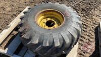 Used 13.50-16.1 Good Year Tractor Tire w/ rims, F120