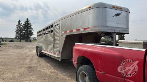 1998 24ft x 7ft Feather Light Livestock Trailer, VIN# 4FGL02424WC208971, Owner: Neil A Carson, Seller: Fraser Auction____________________ ***TOD - office trailer***