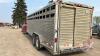 1998 24ft x 7ft Feather Light Livestock Trailer, VIN# 4FGL02424WC208971, Owner: Neil A Carson, Seller: Fraser Auction____________________ ***TOD - office trailer*** - 8