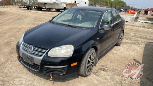 2006 Volkswagon Jetta TDI, F141, 474,064kms showing,VIN#3VWGT71K16M848471 ***TOD, keys - office trailer***2 Boxes of Parts - Office Shed***