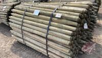 3"x7' Pressure Treated Fence Posts, F85