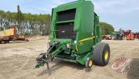 JD 469 Mega Wide Plus RND Baler, s/n0500469XPED410145, ***Monitor & Wiring - Office Shed***F156