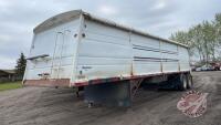 1996 36ft Cancade Mono Hopper tandem axle trailer, F148, VIN#2C9123H4T1086140, SAFETIED, Owner: Kevin A VanDamme, Seller: Fraser Auction__________________________ *** Safety, TOD, - office trailer***