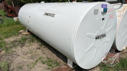 1000-gal Westeel fuel tank (TANK #3) No pump included