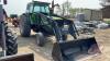 Deutz Fahr DX160 Tractor, F166 with 8ft Leon 707 bucket, 9900 hrs showing s/n NA ***keys - office trailer*** - 2