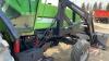 Deutz Fahr DX160 Tractor, F166 with 8ft Leon 707 bucket, 9900 hrs showing s/n NA ***keys - office trailer*** - 12