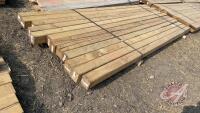 4in x 4in -9ft Lumber, F124