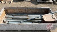 1 1/4" Galvanized Pipe, sand point, check valves and fittings, F136,