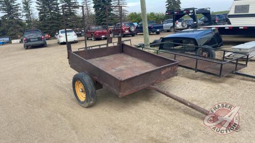 Homemade Quad Trailer, F136 NO TOD Farm Use Only, Seller: Fraser Auction________________________