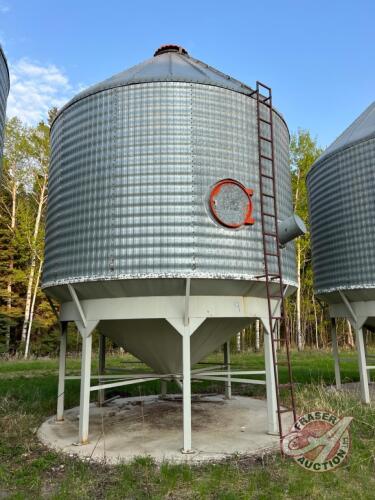 (Bin 9) Approx 1650 Bushel Behlen Hopper Bottom Bins, F187