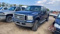 2007 Ford F350 SD XLT Crew cab truck, 184,923 Miles showing, VIN# 1FTWW31P87EB37691, Owner: ____________________, Seller: Fraser Auction_______________________ ***TOD, keys - office trailer*** F61