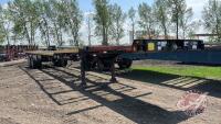 48ft Stoughton tandem axle bale wagon, F189 NO TOD - FARM USE ONLY,